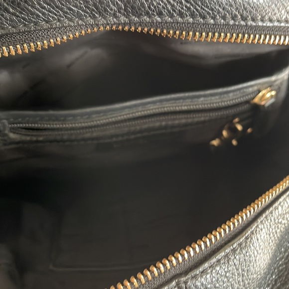 Michael Kors Black Leather Backpack - Picture 8 of 8